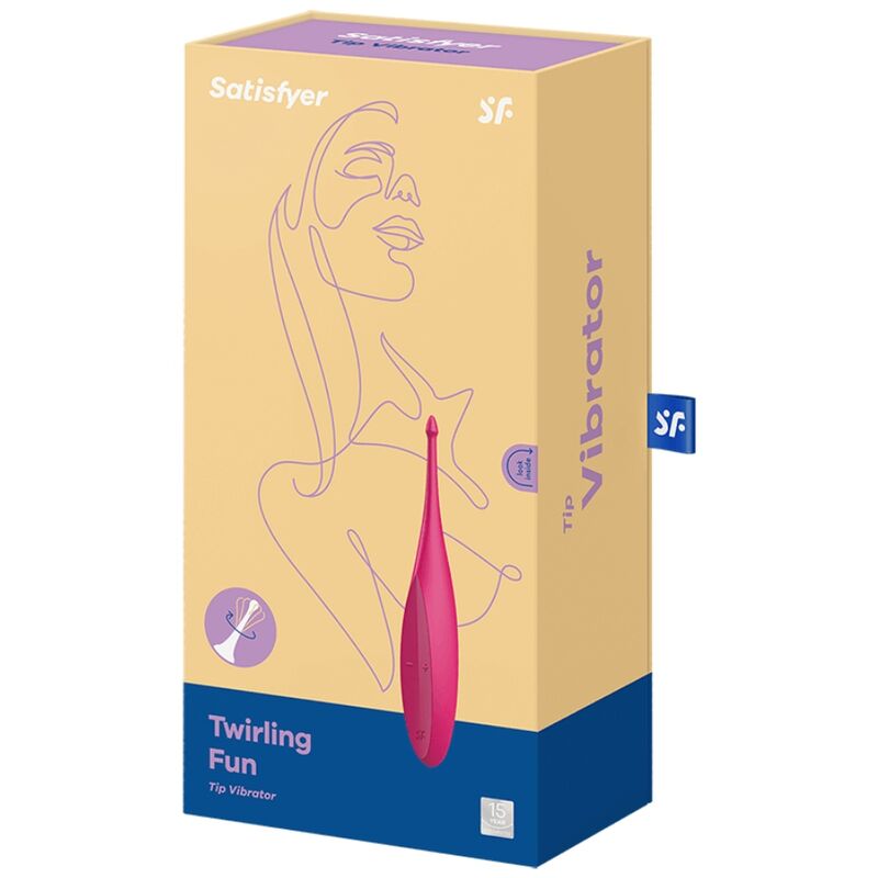 SATISFYER - TWIRLING FUN PINK CLITORIS STIMULATOR