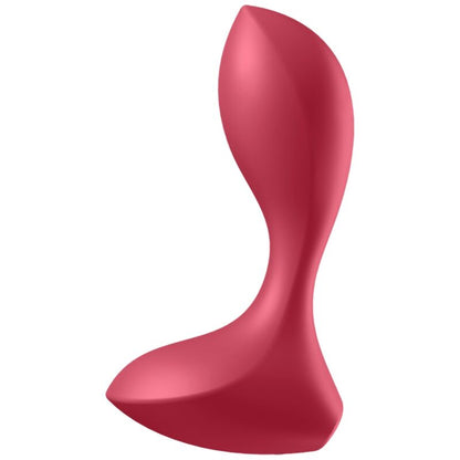 Satisfyer Backdoor Lover Plug Rojo – Vibrador De Silicona Médica Para Placer Íntimo