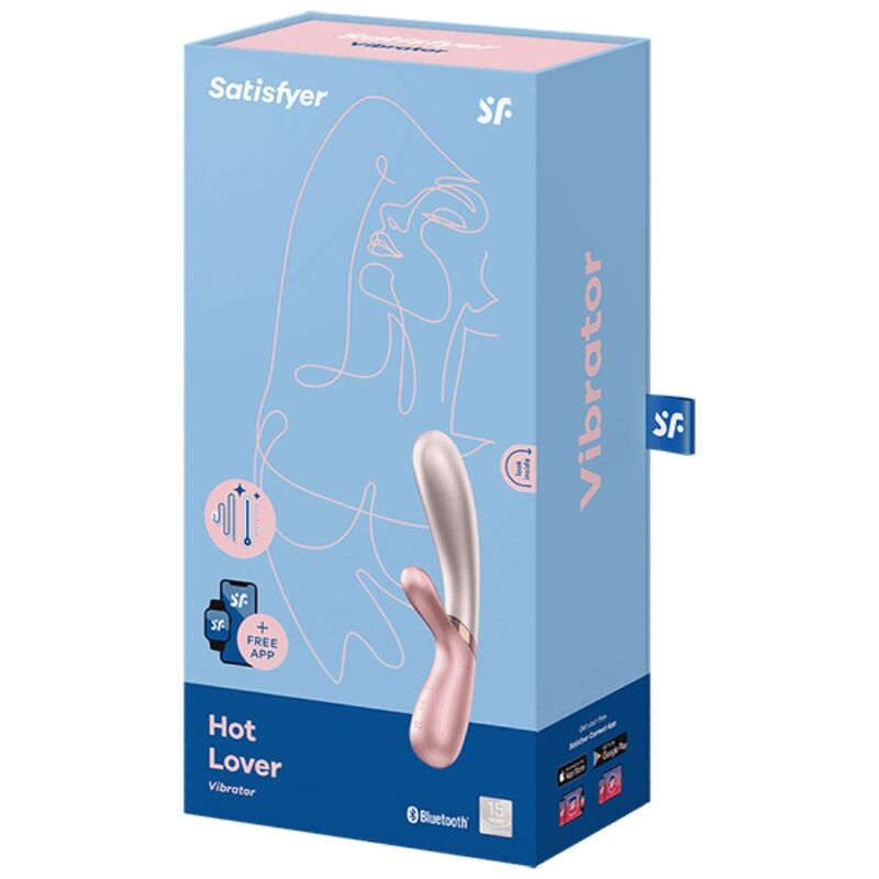 Vibratore Satisfyer Hot Lover Rosa e Beige – Vibratore ricaricabile con design ergonomico per il piacere intimo