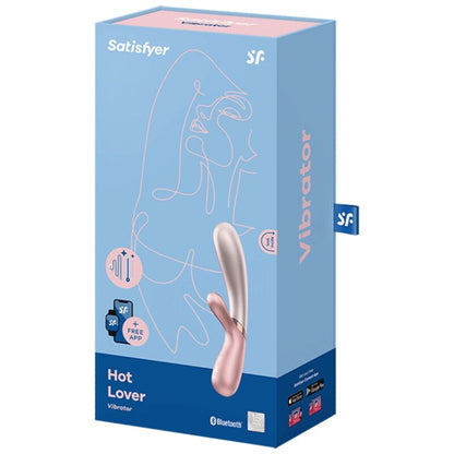Vibratore Satisfyer Hot Lover Rosa e Beige – Vibratore ricaricabile con design ergonomico per il piacere intimo