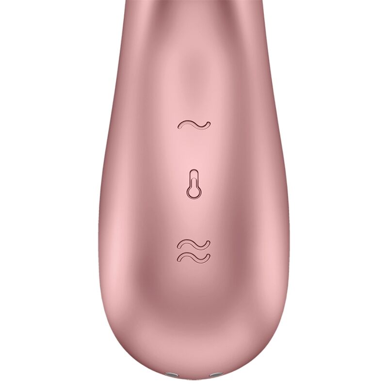 Vibratore Satisfyer Hot Lover Rosa e Beige – Vibratore ricaricabile con design ergonomico per il piacere intimo