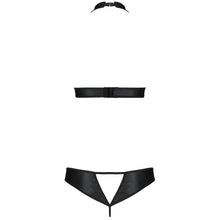 PASSION Malwia Set Cuero Ecológico S/M – Set Elegante Con Diseño Sofisticado Para Momentos Especiales