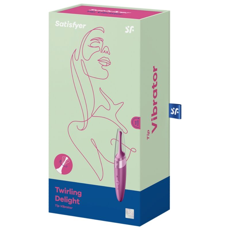 Satisfyer Twirling Delight Morado – Estimulador Con 40 Combinaciones Vibratorias Y Diseño Innovador