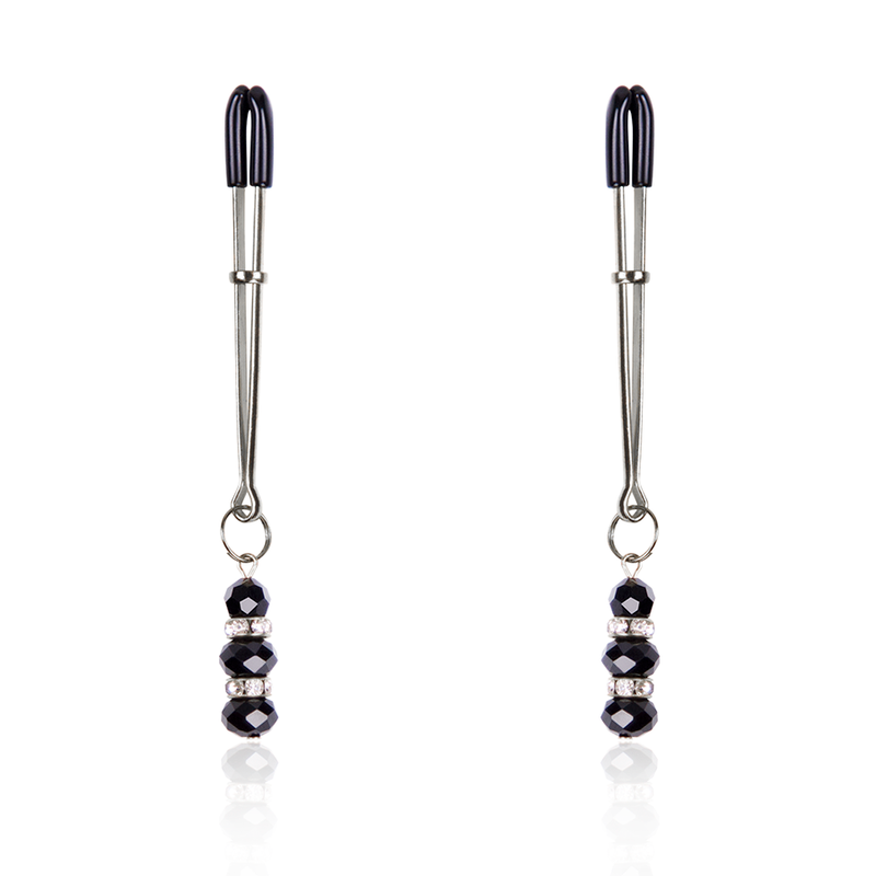 OHMAMA FETISH - NIPPLE CLAMPS WITH GLASS STONES