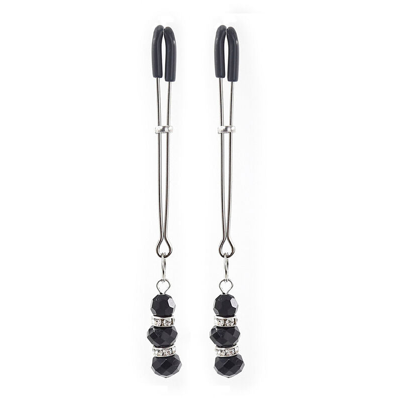 OHMAMA FETISH - NIPPLE CLAMPS WITH GLASS STONES