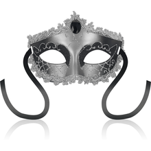 Comprar OHMAMA Máscara Antifaz Black Diamond Gris – Diseño Sofisticado Para Juegos De Misterio-Noxtic