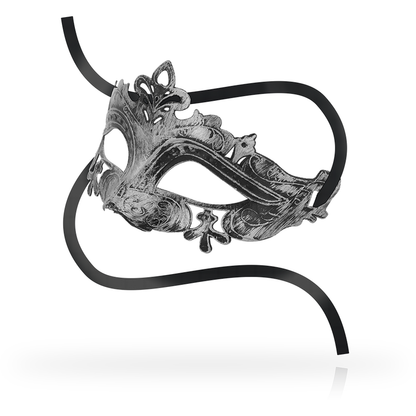 Maschera veneziana in argento OHMAMA - Design elegante per aggiungere mistero ai tuoi giochi
