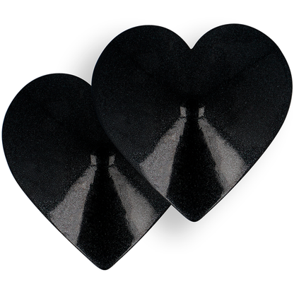 COQUETTE Chic Desire – Copricapezzoli con elegante design a cuore nero