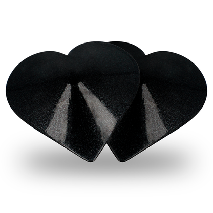 COQUETTE Chic Desire – Copricapezzoli con elegante design a cuore nero