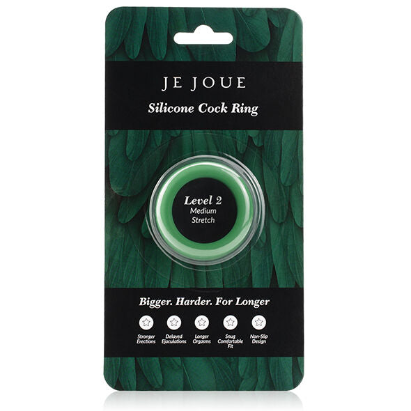 Comprar JE JOUE Anillo Silicona Verde – Estrangulamiento Medio Para Placer Controlado-Noxtic
