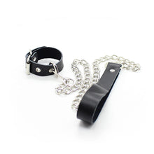 Comprar OHMAMA Collar Con Correa De Piel – Diseño Elegante Con Cadena Metalica Para Estilo Único-Noxtic
