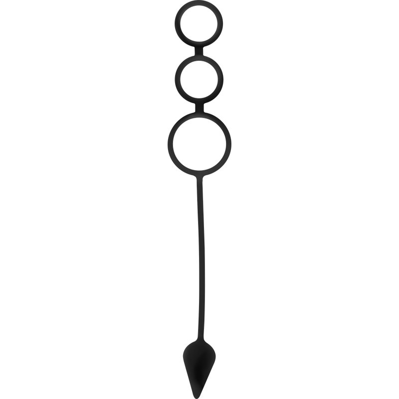 Anelli e plug in silicone OHMAMA FETISH – Giocattolo multifunzionale per un piacere sicuro e affidabile