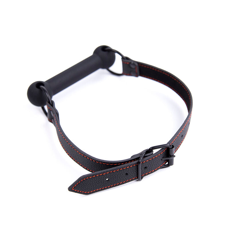 Bavaglio osseo OHMAMA con cinturino in PU – Design elegante per esperienze sensibili