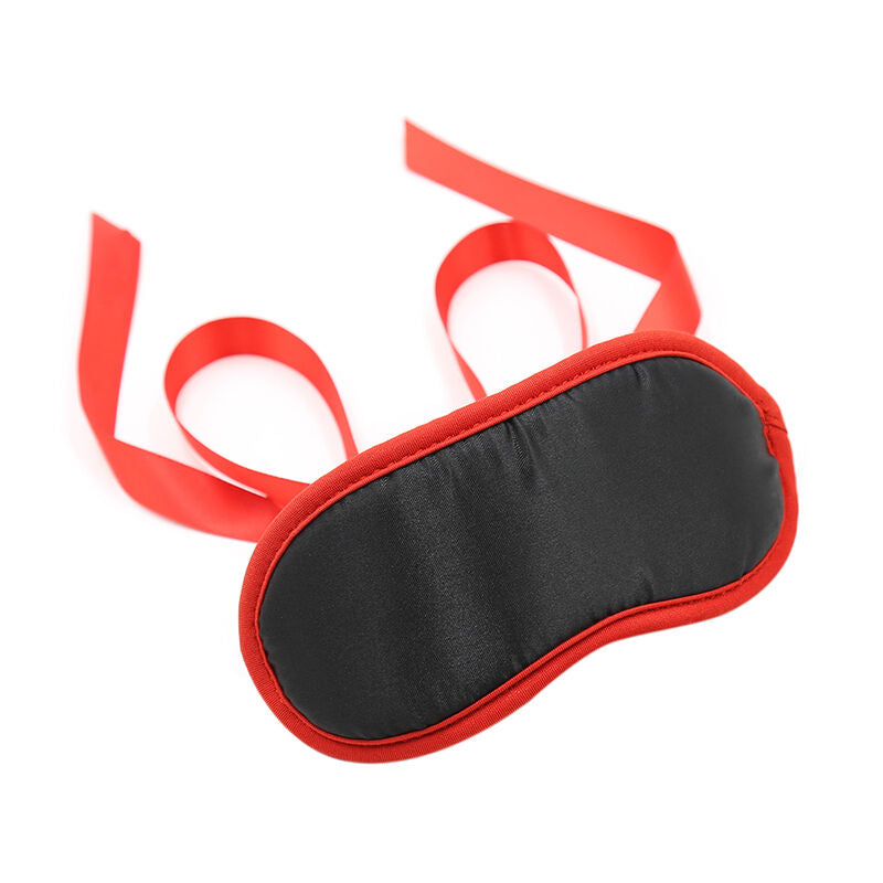 OHMAMA - FETISH NEGRO BORDES ROJOS-OHMAMA MASKS-Noxtic