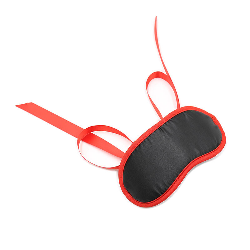 OHMAMA - FETISH NEGRO BORDES ROJOS-OHMAMA MASKS-Noxtic
