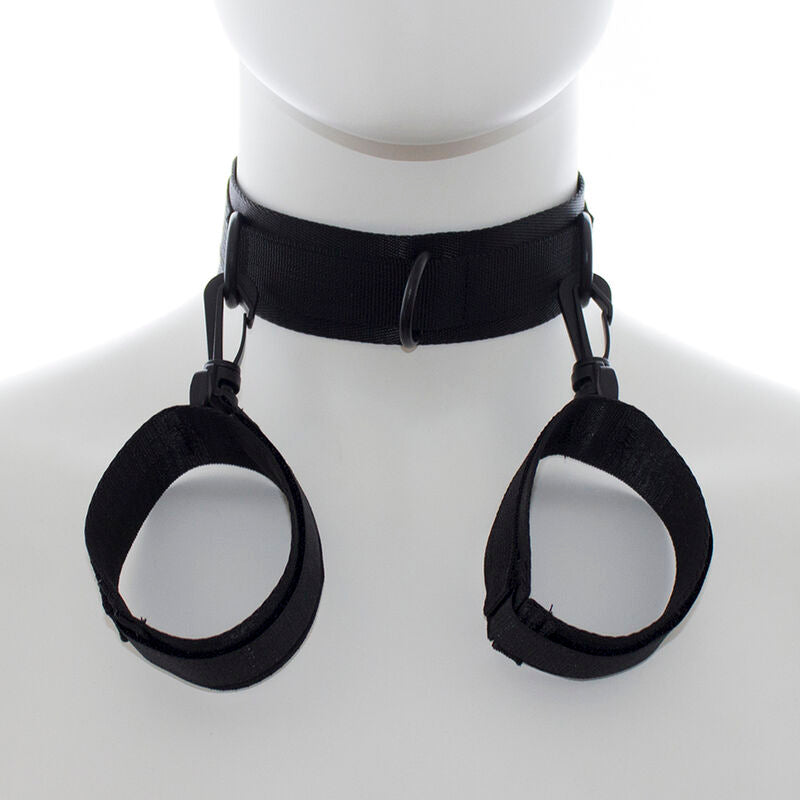 OHMAMA Esposas Y Collar De Nylon – Accesorios Para Juegos De Placer Con Diseño Confortable