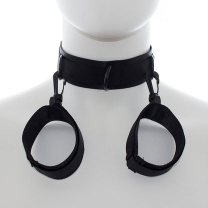 OHMAMA Esposas Y Collar De Nylon – Accesorios Para Juegos De Placer Con Diseño Confortable