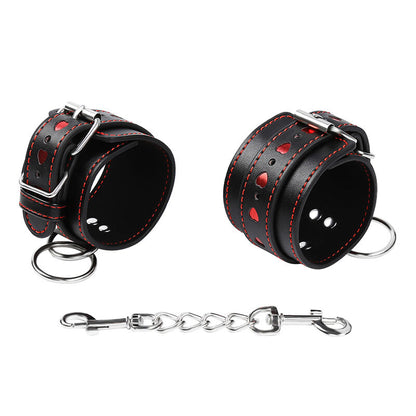 Comprar OHMAMA FETISH Esposas Con Incrustaciones De Corazón – Diseño Elegante Para Explorar Tu Placer Intimo-Noxtic