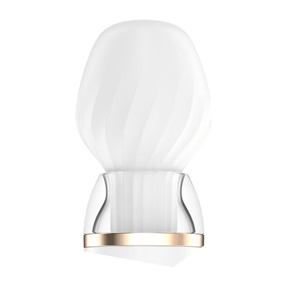 SATISFYER Double Wand-er App Bianco – Massaggiatore multifunzionale con testine intercambiabili