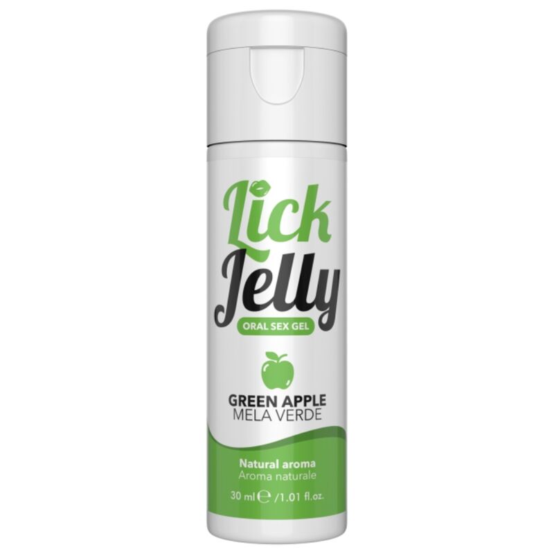 INTIMATELINE Lick Jelly Lubricante Manzana Verde 50 ml – Gel Suave Con Sabor Delicioso Para Momentos Especiales