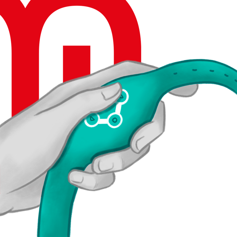 WATCHME Reloj Control Remoto Aguamarina – Tecnología Wireless Para Placer Con Estilo