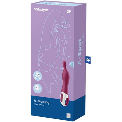 Satisfyer Amazing 1 Vibrador Punto A Berry – Estimulador Recargable Con Potentes Vibraciones