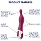 Comprar Satisfyer Amazing 1 Vibrador Punto A Berry – Estimulador Recargable Con Potentes Vibraciones-Noxtic
