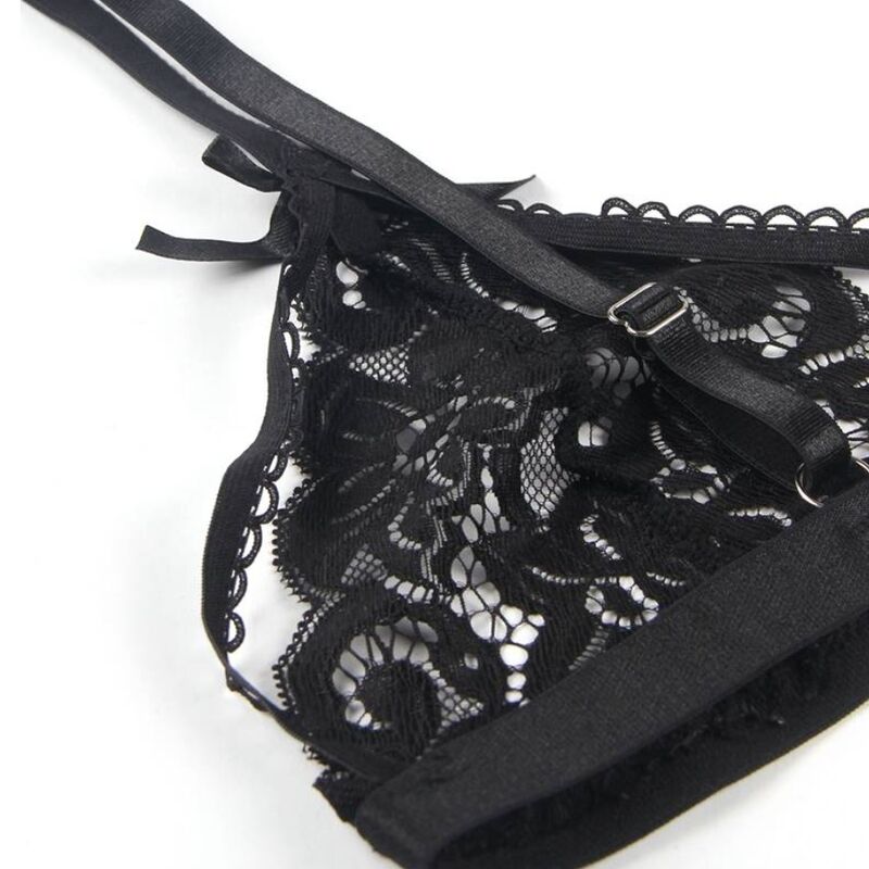 SUBBLIME Completo Reggiseno e Perizoma Tre Pezzi L/XL – Completo Elegante per Valorizzare la Tua Silhouette