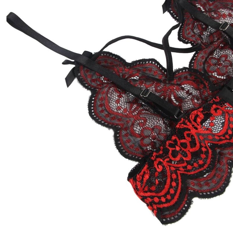 SUBBLIME Completo due pezzi con top e slip in pizzo – Completo elegante con il massimo comfort