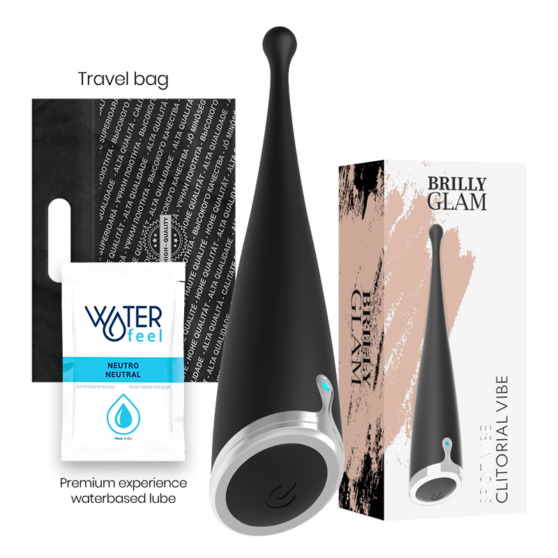Comprar BRILLY GLAM Spot Vibe – Vibrador Recargable De Silicona Con Diseño Ergonómico-Noxtic