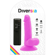 Comprar DIVERSIA Dildo Realístico Flexible Morado 17 cm – Diseño Ergonómico Con Vibración Para Placer Personal-Noxtic