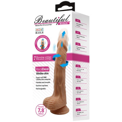 Comprar BAILE Beautiful Encounter Bodach – Vibrador Realista Con Función De Vibración Y Rotación-Noxtic