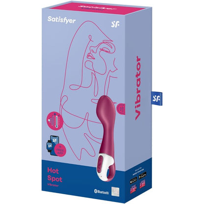 Satisfyer Hot Spot – Vibratore con calore e stimolazione per un piacere unico