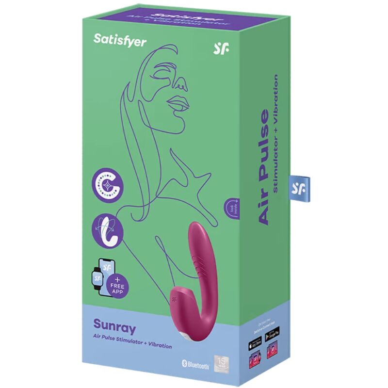Satisfyer Sunray Rojo – Estimulador Con Control App Y Diseño Adaptable