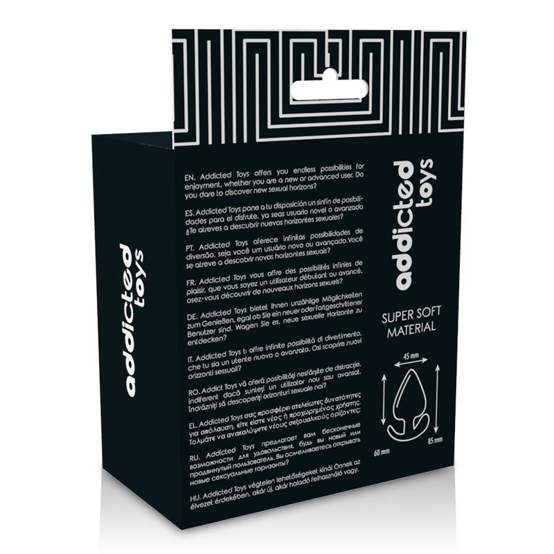 ADDICTED TOYS Anal Plug 8.5 CM – Diseño Realista Para Explorar Nuevas Sensaciones