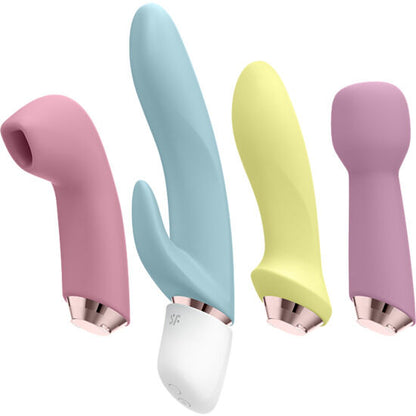 Comprar Satisfyer Marvelous Four Set – Vibrador Versátil Con Bases Intercambiables-Noxtic
