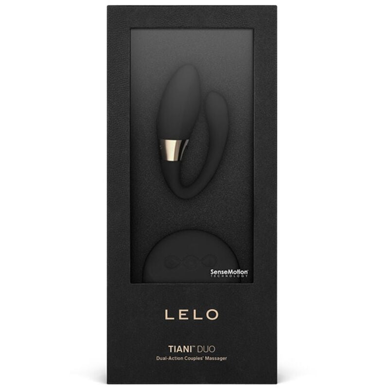 LELO Tiani Duo Nero – Massaggiatore di coppia con vibrazioni interne ed esterne