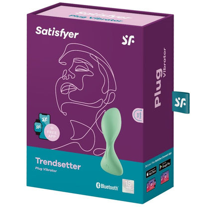 Satisfyer Trendsetter Plug Vibrador App Negro – Juguete Innovador Para Placer Compartido Con Control Remoto