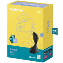 Satisfyer Sweet Seal Plug Nero – Vibratore con design ergonomico e connettività tramite app