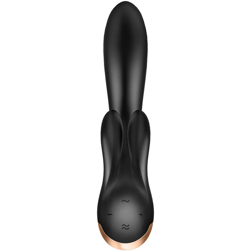 Satisfyer Double Flex Vibrator App Bianco – Giocattolo ergonomico con telecomando