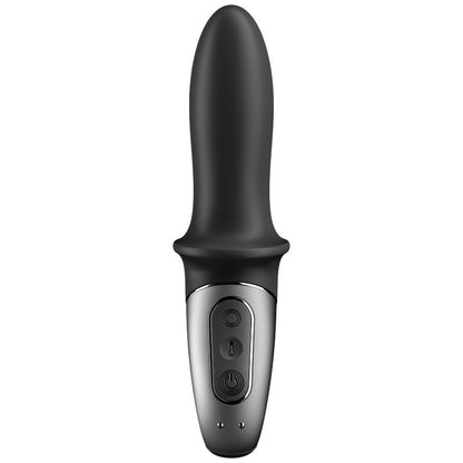Vibratore anale Satisfyer Hot Passion Nero – Vibratore ricaricabile con funzione di riscaldamento per un'esperienza sensoriale
