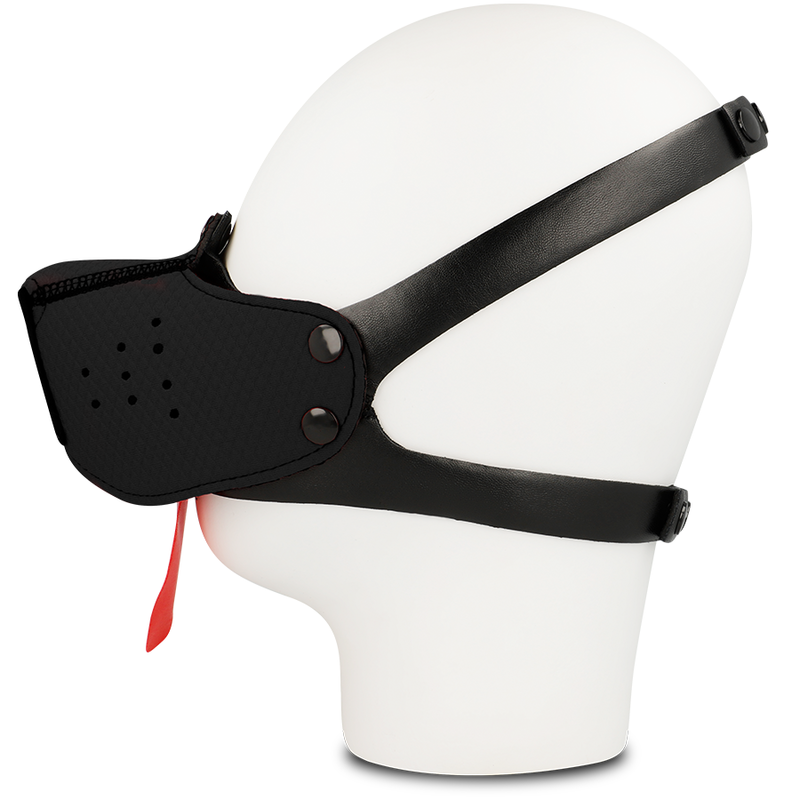 Museruola per cani OHMAMA FETISH nera – Design esclusivo con materiali di alta qualità per il massimo comfort durante l'uso