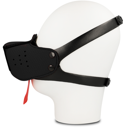 Museruola per cani OHMAMA FETISH nera – Design esclusivo con materiali di alta qualità per il massimo comfort durante l'uso