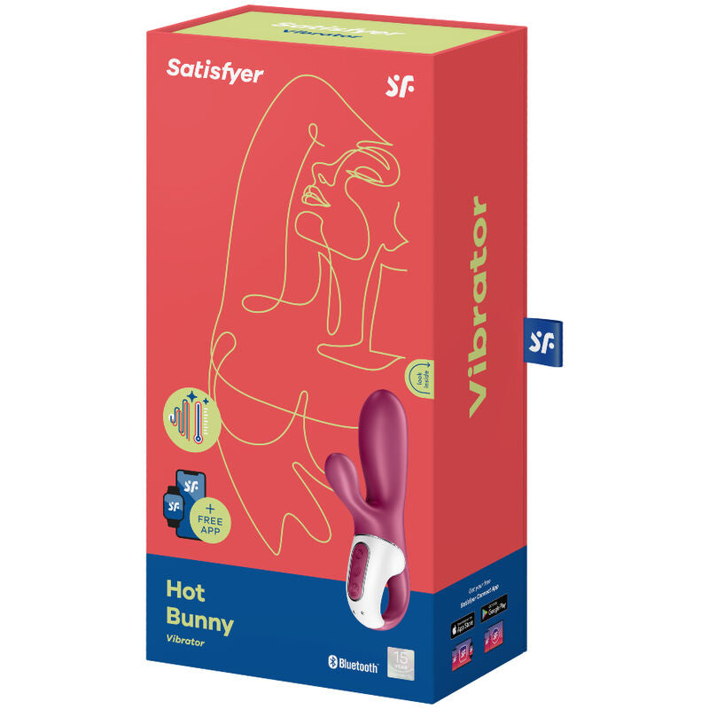 Satisfyer Hot Bunny – Vibratore ricaricabile con stimolazione profonda del punto G