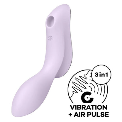 Comprar Satisfyer Curvy Trinity 2 Morado – Estimulador Elegante Para Placer Profundo-Noxtic