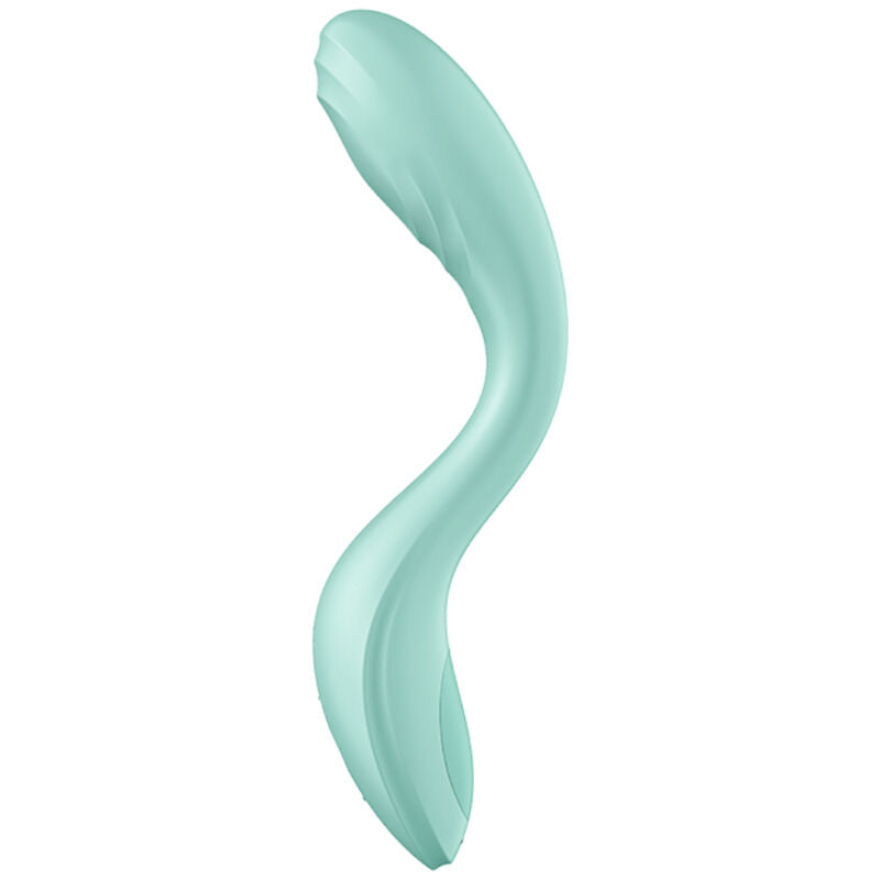 Satisfyer Rrolling Pleasure Vibrador Verde – Diseño Elegante Para Estimulación Sensorial Confortable