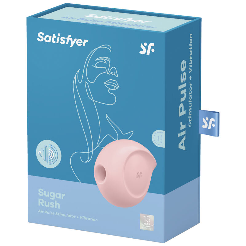 Satisfyer Sugar Rush Pink – Stimolatore ergonomico per l'autoesplorazione con design elegante