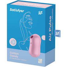 SATISFYER - COTTON CANDY LILAC STIMULATOR AND VIBRATOR