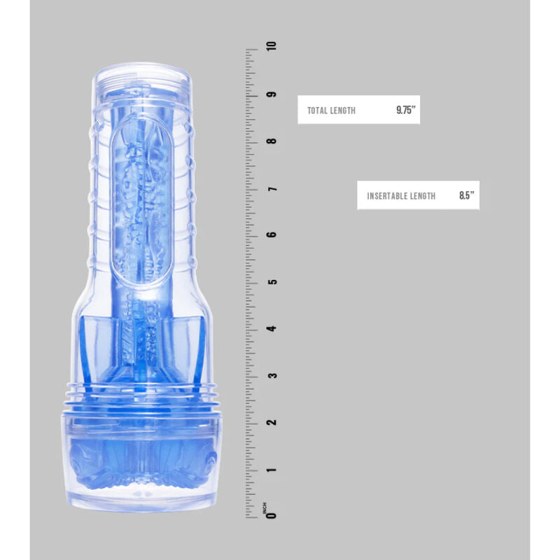FLESHLIGHT Turbo Core Blue Ice – Juguete Erótico Innovador Con Diseño Único