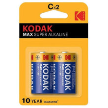 KODAK - MAX PILA ALCALINA C LR14 BLISTER*2-KODAK-Noxtic